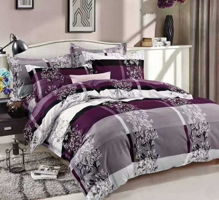 Reversible Microfiber Duvet Set Single